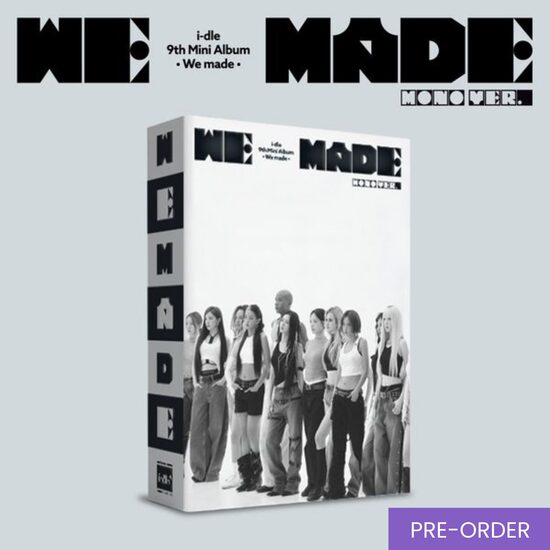 {PRE-ORDER} i-dle - 9th Mini Album [We made] (A Ver.)
